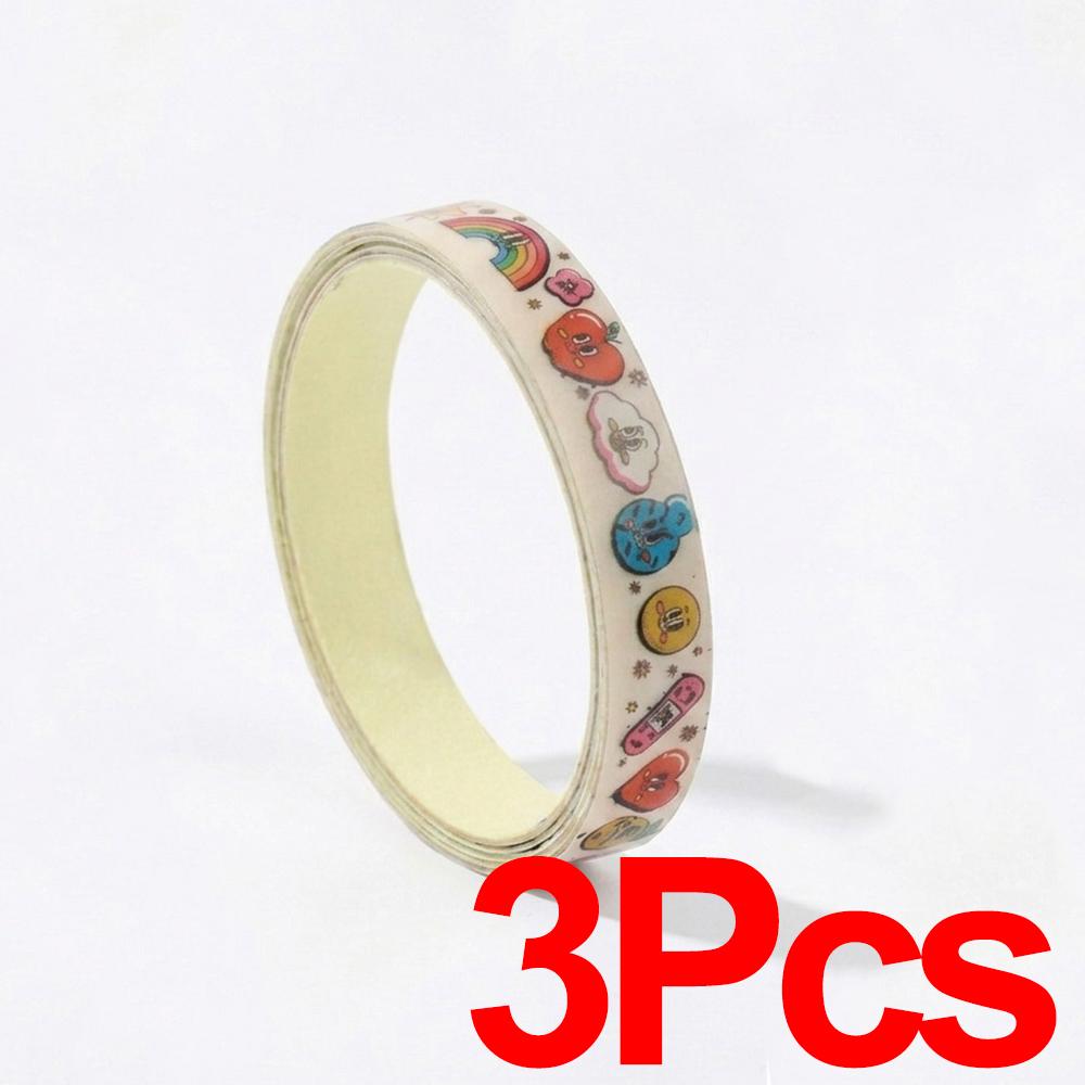 Hard Table Tennis Racket Edge Tape Cartoon Anti Collision Close PVC Side Protection Strip Blade Edge Damage Prevention