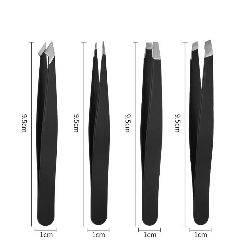 Anti-static Stainless Steel Tweezers Maintenance Tools Industrial Precision Straight Tweezers Repair Tool for Eyebrow