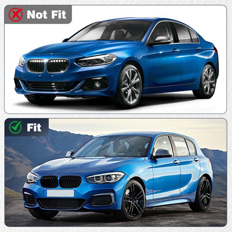 2 шт. Задний боковой оконный спойлер-накладка для BMW 1 серии F20 118i 120i Хэтчбек 2011- Накладка-жалюзи на окно Вентиляционные отверстия