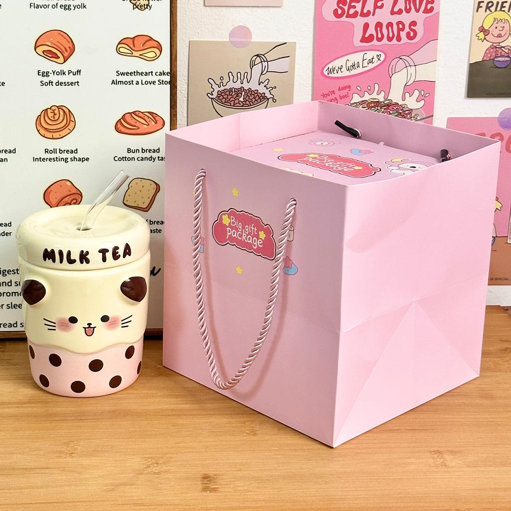 Керамическая чашка-соломинка Сувенирный подарок для девочек Чашка для воды Кружка с высоким дизайном Офисная чашка Домашняя чашка для пары Мужчины