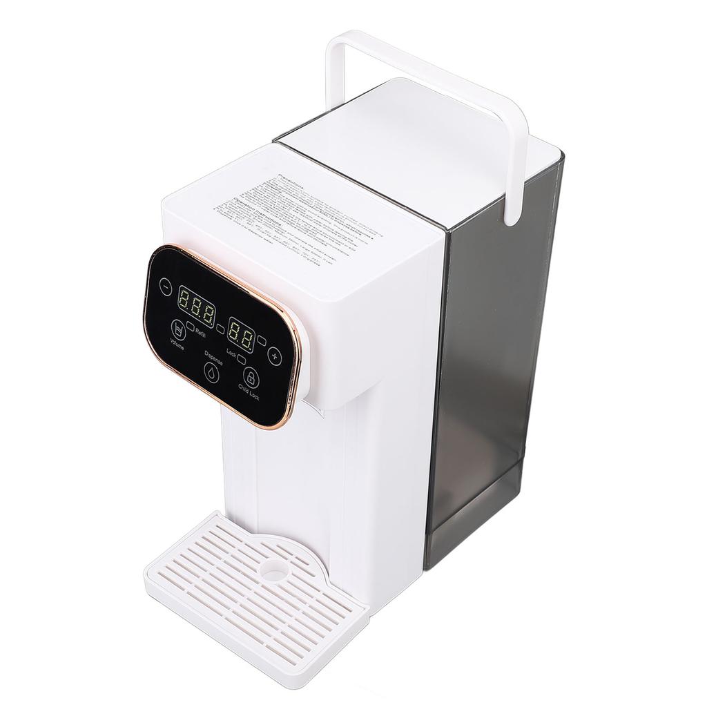 Quick Heating Hot Water Dispenser Adjustable Temperature and Capacity Self Cleaning 3L Desktop