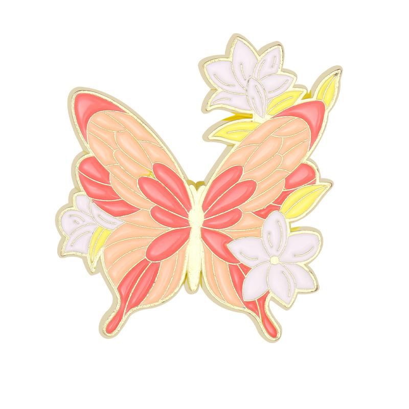 Cartoon Butterfly Collection Enamel Pins Colorful Butterfly Insect Moon Phases Moth Brooch Lapel Backpack Badge Jewelry Gifts