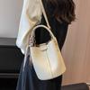 A Niche Design Bag for Summer, A Single-shoulder Crossbody Bag with A High-quality Hand-held Bucket Bag