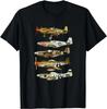 North American P-51 Mustang WW2 Fighter T-Shirt Short Sleeve Casual Cotton O-Neck T Shirts