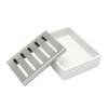 Fast Drying Easy to Clean Storage Tray Soap Container Box Draining Rack Sponge Holder Soap Dish