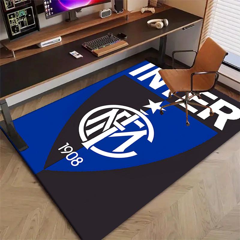 I-Internazionale MilanoPrinted Area Rug Carpet for Bedroom Living Room Home Decor Rugs Mat Non Slip Mat Rug for Bedside