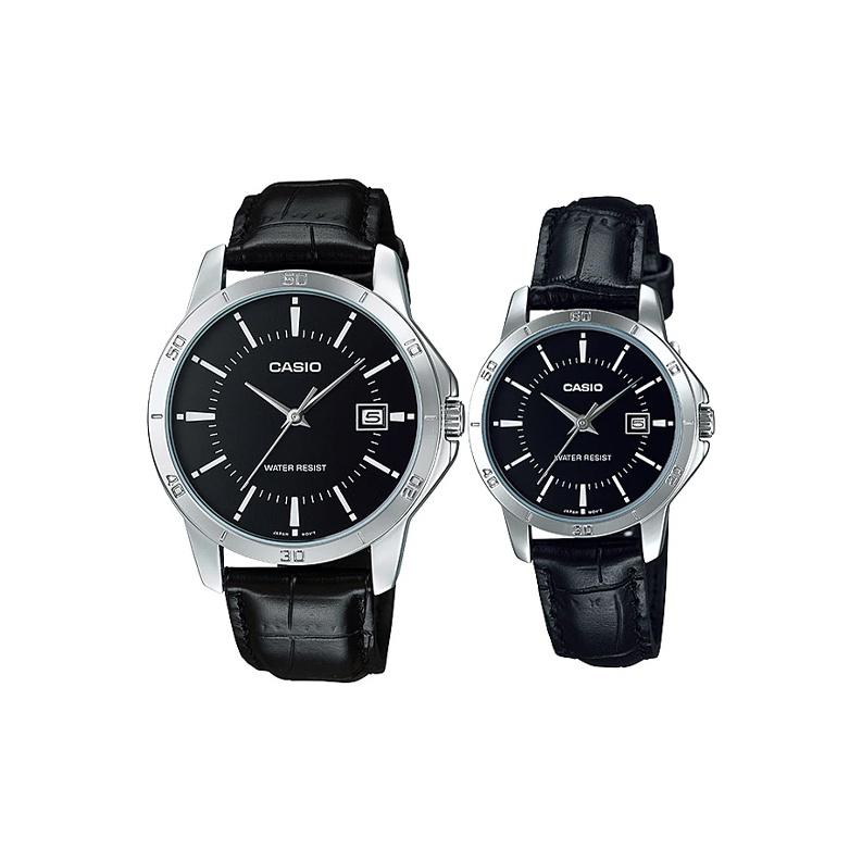 Casio Унисекс Парные Настольные Часы Серии MTP-V004L-1A и LTP-V004L-1A