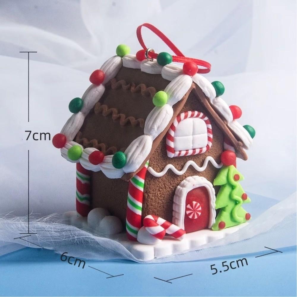 Christmas Gingerbread House Gingerbread House Decor Holiday House Ornaments Xmas Tree Decoration