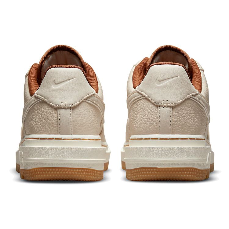 Nike Air Force 1 Luxe Pecan Men Sneakers Brown Pearl-White Gum-Yellow DB4109-200