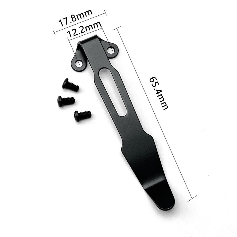 Зажим для задней части из нержавеющей стали для складного карманного ножа, инструмент для самостоятельного изготовления, аксессуары для самостоятельного изготовления, зажим для задней части, держатель для складного ножа