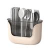 Multifunction Cutlery Drain Rack 3 Grids Utensil Drying Rack Non-toxic Kitchen Utensil Holder  Home