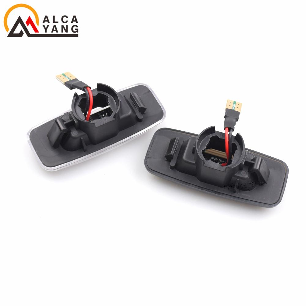 2pieces for Nissan Sylphy Bluebird Sunny Teana Murano Infiniti M35 FX45 FX35 QX60 Led Dynamic Side Marker Turn Signal Light
