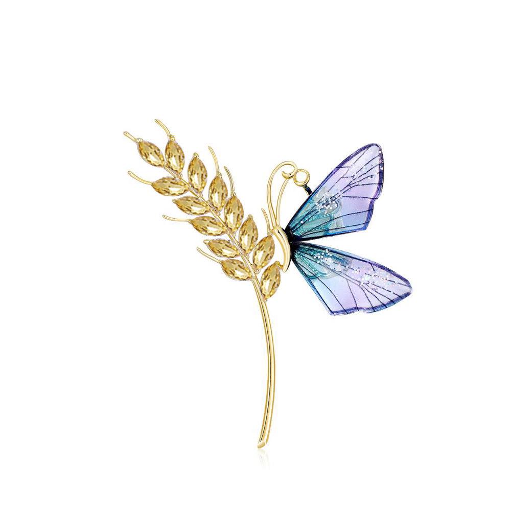 Брошь в виде пчелы с каплями масла в новом стиле - милая булавка в виде животного для воротников и аксессуаров одежды