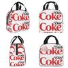 Coke Смешной Любитель Диета Изолированный Ланч-бокс для Женщин Офисный Охладитель Термоконтейнер для Еды Сумка-тоут Портативные Ланч-боксы Контейнер