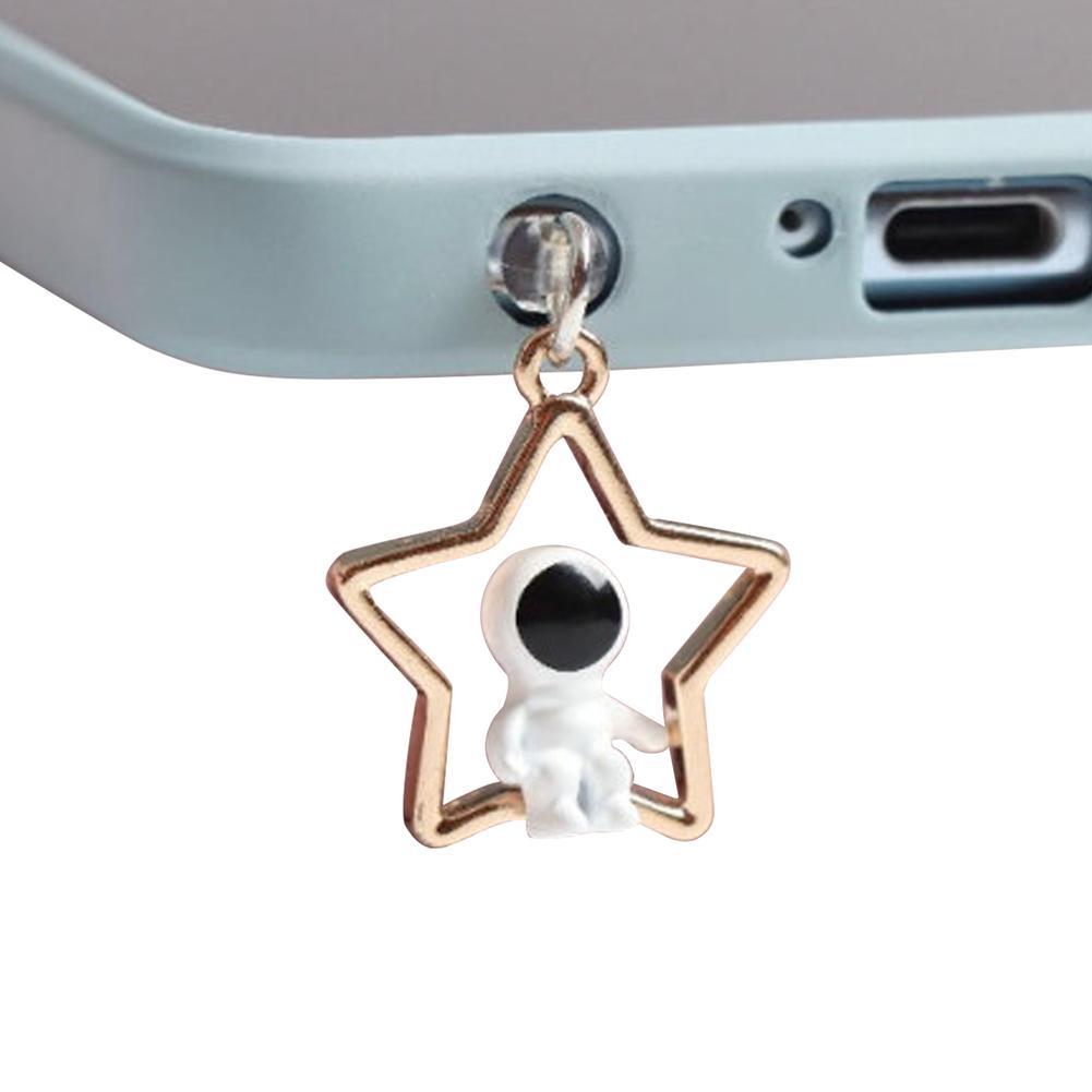 Универсальный телефон с пылезащитной заглушкой, стереофонический телефон-астронавт, порт для наушников, отверстие для телефона, данные Android для приложения J4R2