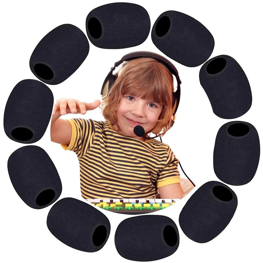 Чехлы из губки Защитная накладка на микрофон Ветрозащитный чехол для микрофона Гарнитура Чехлы из пенопласта Чехол для микрофона