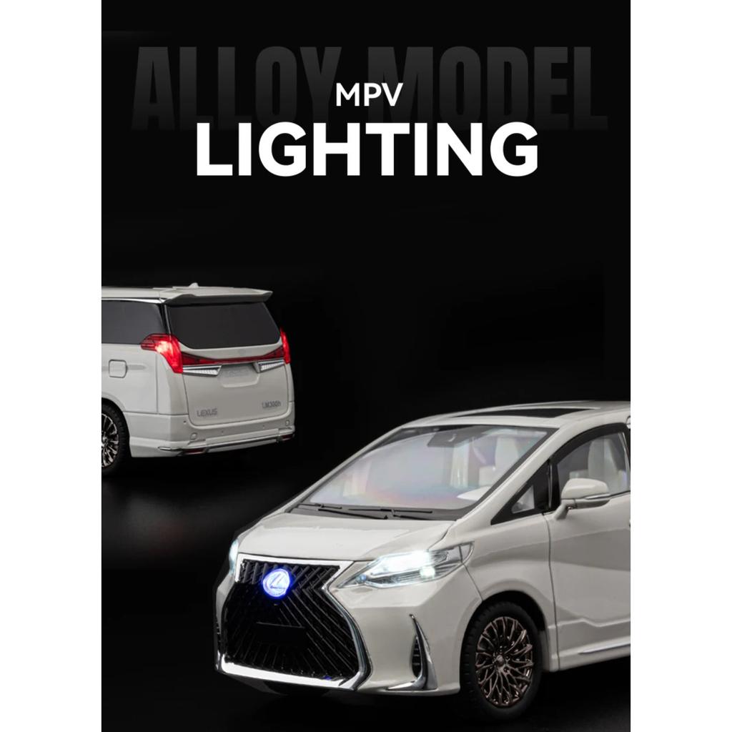 1/18 Lexus LM300 Электро-двери MPV Сплав Металл Литье под давлением Модель Автомобиля Домашние Модные Игрушки Украшения Классические Декорации Подарки на День Рождения