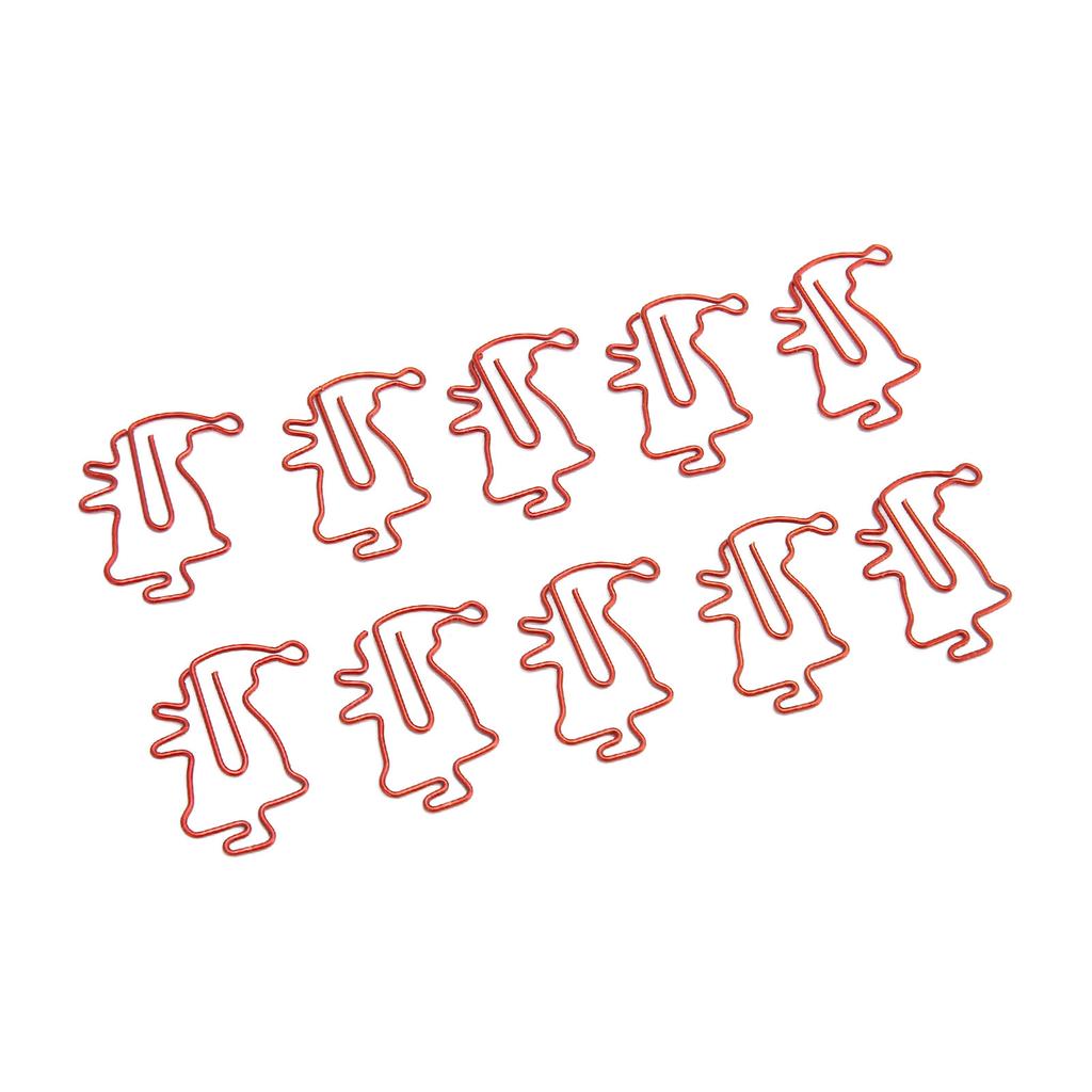 100 шт. Скрепки Санта-Клауса, противоскользящие, милые, легкие, для скрапбукинга, открытки M