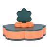 Multi-layer Candy Tray Double Layer Nut Plate 360 Rotating Storage Organizer  Fruit Serving