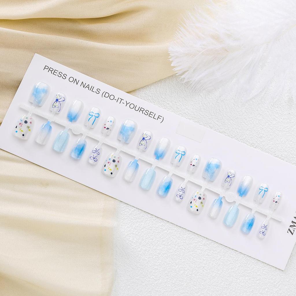 30 милых мультяшных наклеек для лака для ногтей «Кошачий глаз» — полная коллекция кодов