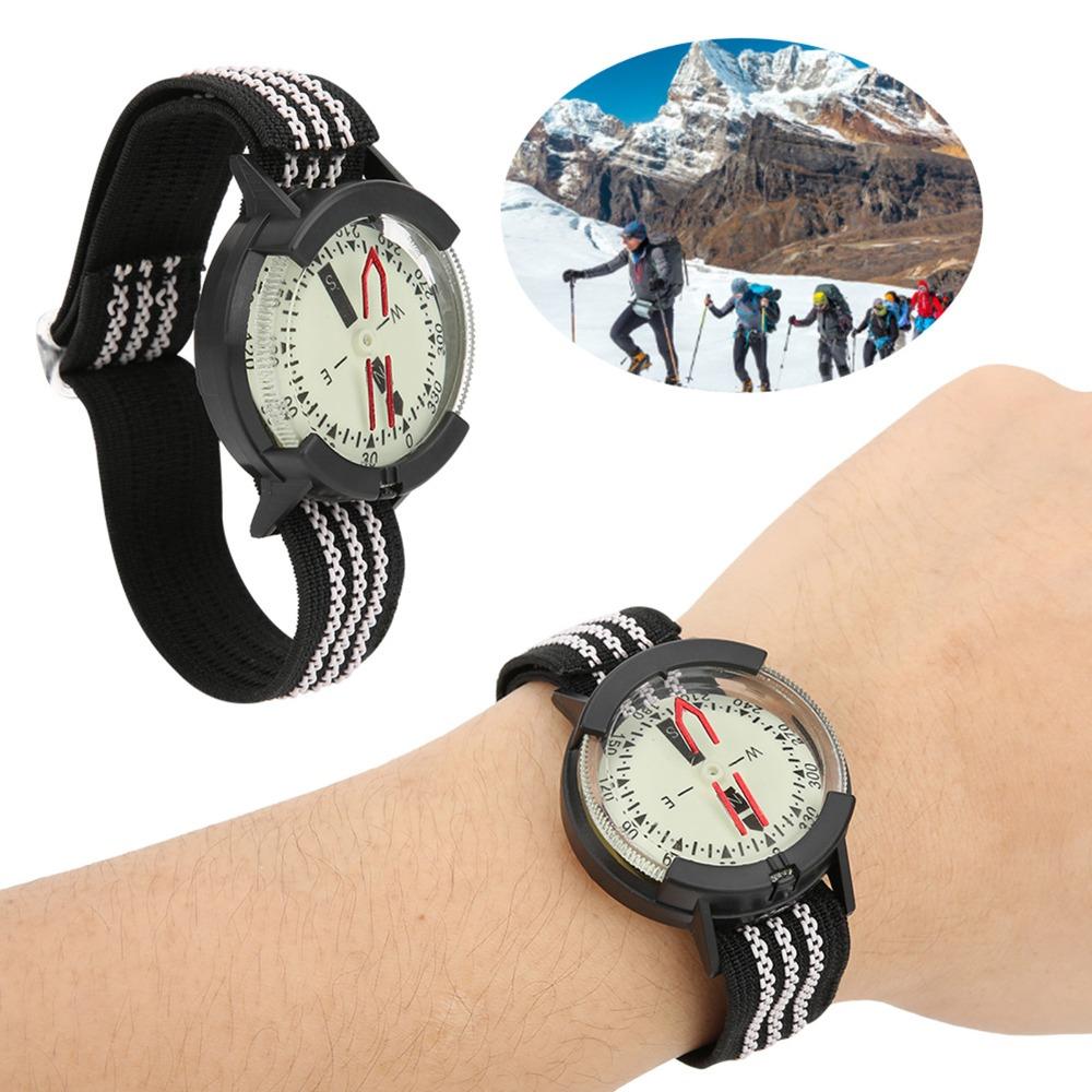 Pressure Resistant Waterproof Compass Wrist Strap Type Navigation Compass Dive Compass  Hiking