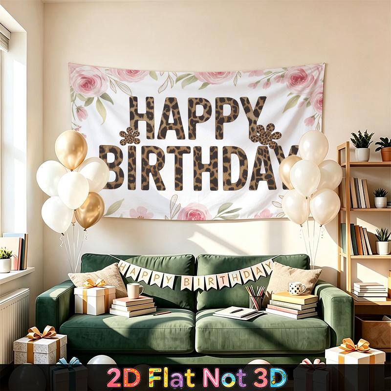 Photography Birthday Background 1pc - Polyester Background