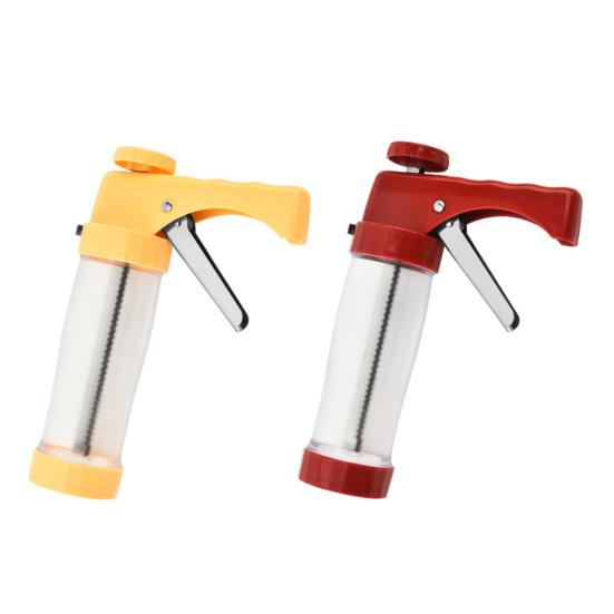 Пресс для печенья с 16 дисками 6 насадками для украшения Домашняя DIY машина для приготовления печенья Набор инструментов для глазури для торта Кухонные принадлежности для выпечки