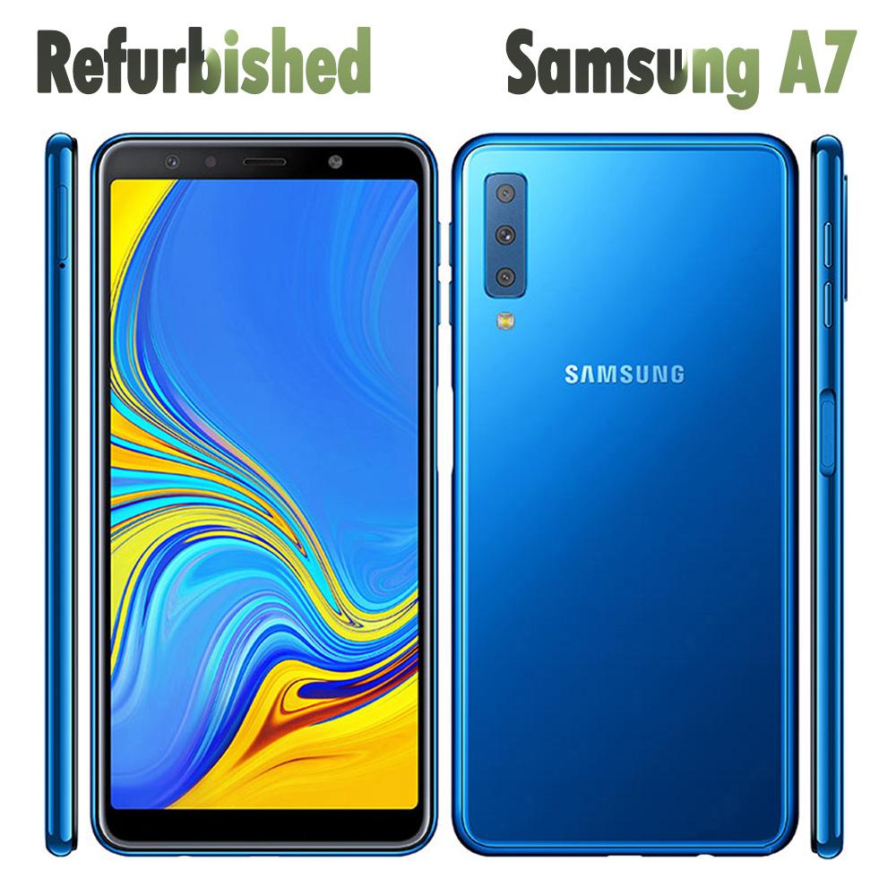 Восстановленный Samsung Galaxy A7 (2018) A750F Две SIM-карты