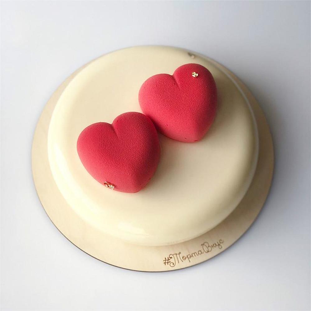 Силиконовые формы, форма для мусса, торта, 8 отверстий, сердце, торты, мусс, форма для французского десерта, инструменты для выпечки кондитерских изделий