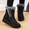 Fashion Women's Waterproof Snow Boots Thicken Warm Plush Winter Ankle Boots Woman 2024 New Outdoor Anti Slip Couples Cotton Padded Shoes