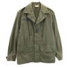 FRENCH ARMY 80s Vintage F-2 Field Jacket 38 Khaki Military Men's Used