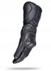 WOLF SAFETY MOTORCYCLE GLOVES BLACK LEATHER