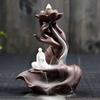 Hand Shape Incense Burner Fountain Ceramic Reflux Incense Burn Tray Incense Stick Holder  Room