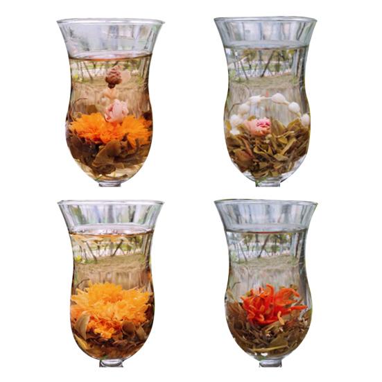 Yousheng 4Pcs Flowering Tea Balls Blooming Herbal Flowers Craft Tea Экологически чистый натуральный чай Цветы Китайский зеленый чай