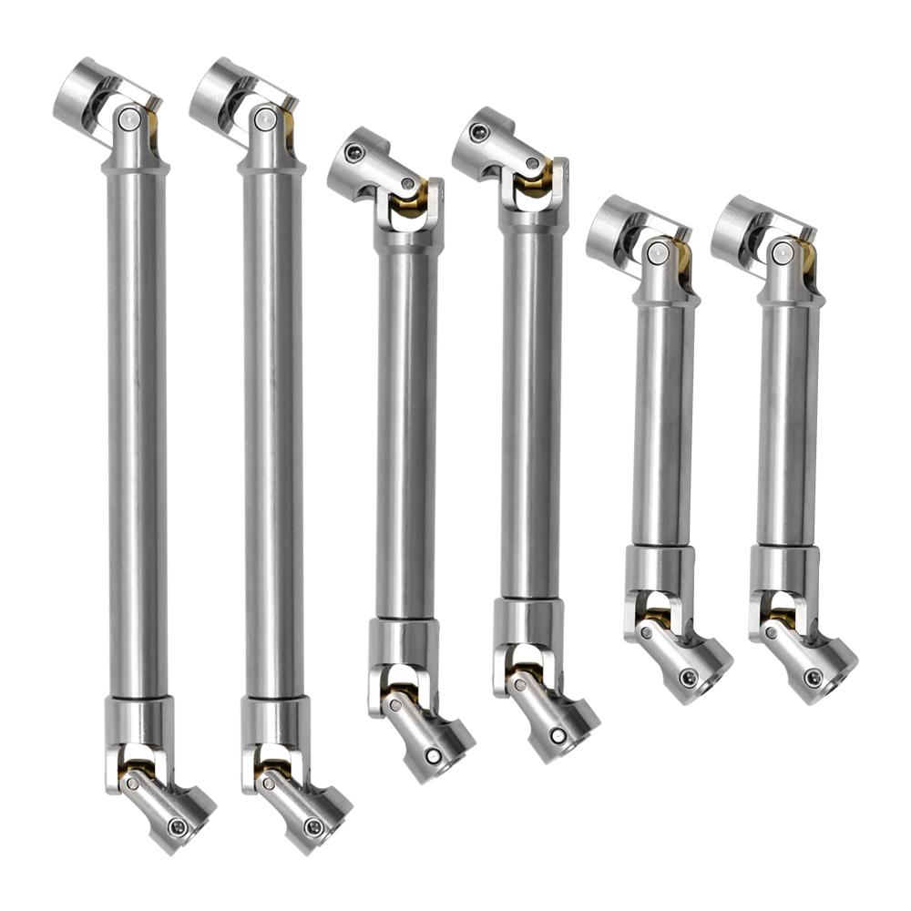 Stainless Steel Drive Shaft for 1/10 RC Crawler TRX4 TRX6 Axial SCX10 III RBX10 RR10 Wraith Capra D90 RC4WD Redcat GEN8