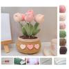 Tulip Flowerpot Flower/Sunflower Crochet Kit Crochet Starter Kit Handmade Crafts Lovers