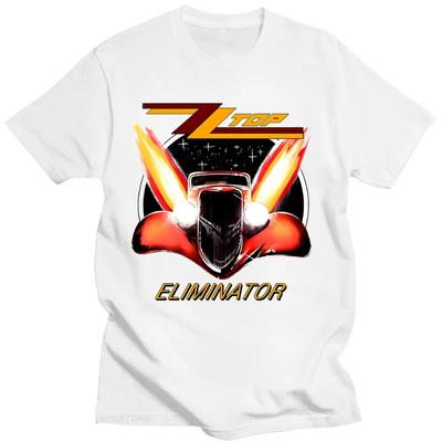 ZZ Top Eliminator 1983 Тур Футболка ZZ Top Рок Мужская Винтажная Классическая Футболка Летняя Женская/Мужская Хлопок Дышащая Футболка Уличная Одежда...