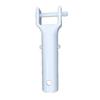 Swimming Pool Spa Vacuum Head Handle Replacement W/ V-Clip & Pin White
