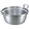 Akao Aluminum DON Hammered Round Pot, 42cm, Aluminum Alloy, Aluminum Die-Cast Handle, Japan, AEV02042