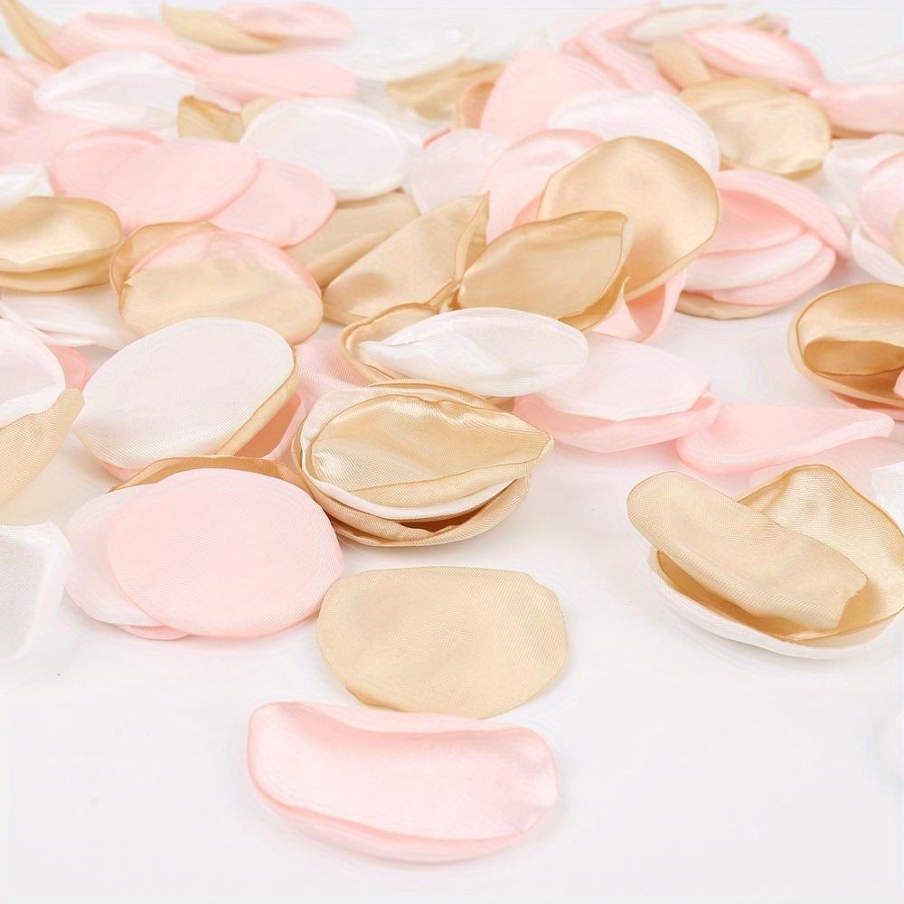 200 шт. Лепестки цветов смешанных цветов Искусственные лепестки роз для свадебной дорожки, центральные элементы для обеденного стола, конфетти для вечеринки, украшение для романтического вечера, девичника