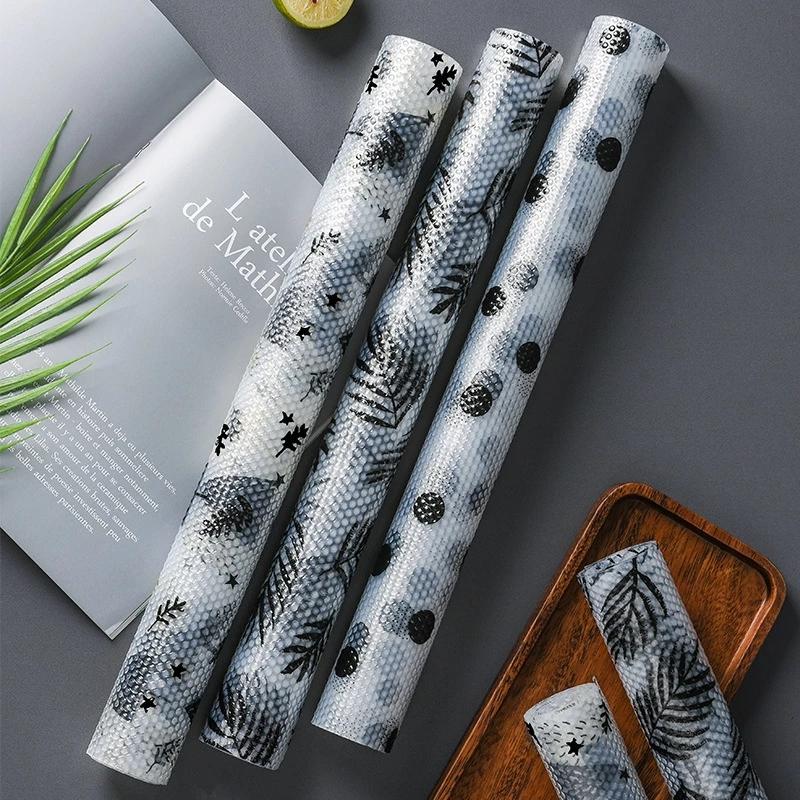 45X122 см нескользящая подкладка для кухонной полки из этиленвинилацетата, коврик для кухонного ящика, маслостойкий влажный коврик для кухонной полки для шкафа, холодильника