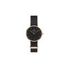 Женские наручные часы Daniel Wellington Petite Cornwall 32 мм Оригинальные Импортные Черные Модные Стильные Подарок