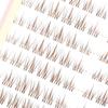 Coffee Color False Eyelashes Soft Clusters Lashes Fake Lashes  for Eyelash Extension