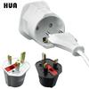 EU Euro 2 Pin To UK 3 Pin Plug AC Universal Adapter Travel Converter European H