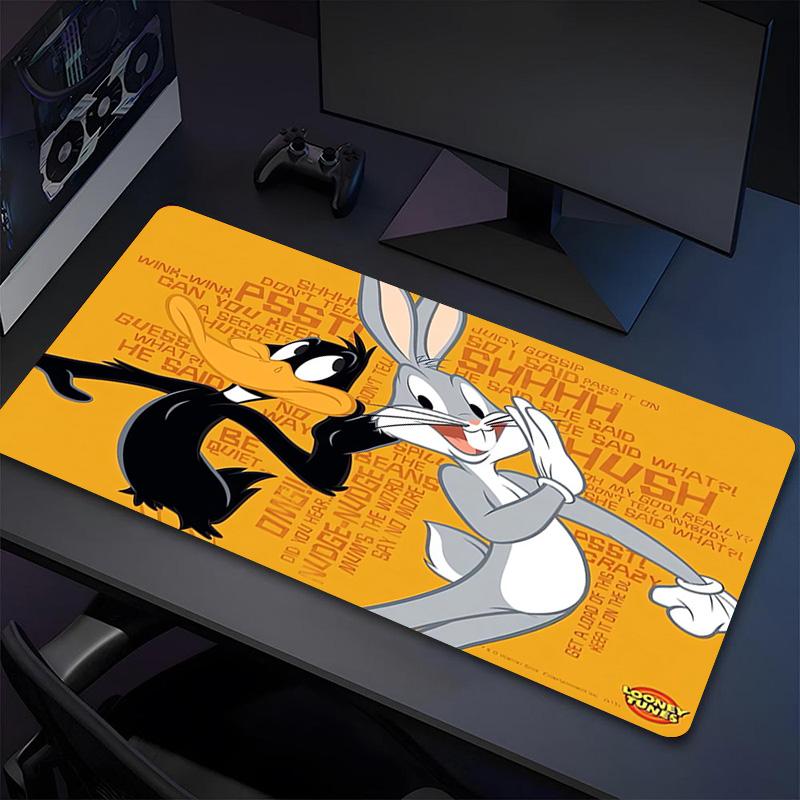 Looney Tunes Xl Gaming Mouse Pad Nonslip Rubber Base Stitched Edge Waterproof Desk Mat For Pc Laptop Gamer Office Computer Accessories C927424