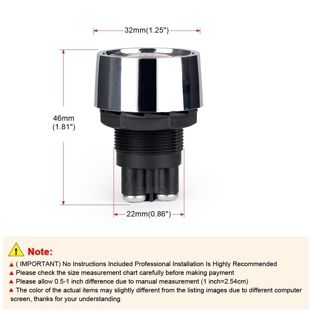 Car Engine Start 50A Push Button Keyless Switch DC 12V/24V Racing Small Start Button Ignition Starter On Off Switches Switches4