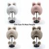 Fluffy Women's Lei Feng Cap Winter Warm Bunny Cat Ear Hat Fox Plush Ear Cap  New Year Gift