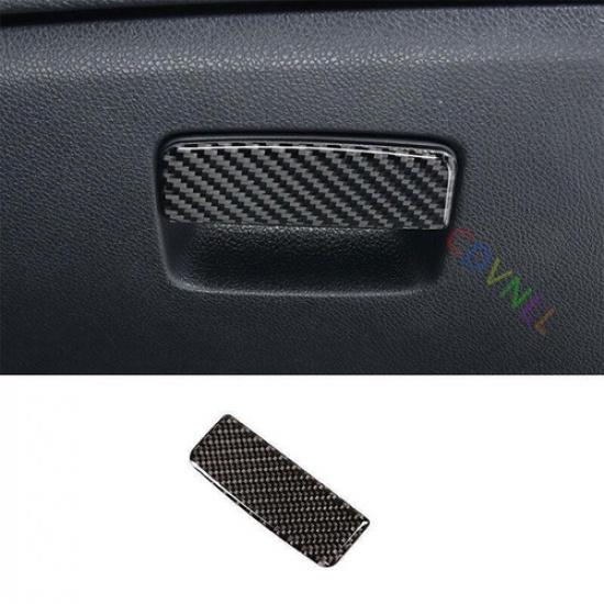 Co-Pilot Glove Boxes Handle Cover For Benz GLA CLA 2013-2019 Real Carbon Fiber