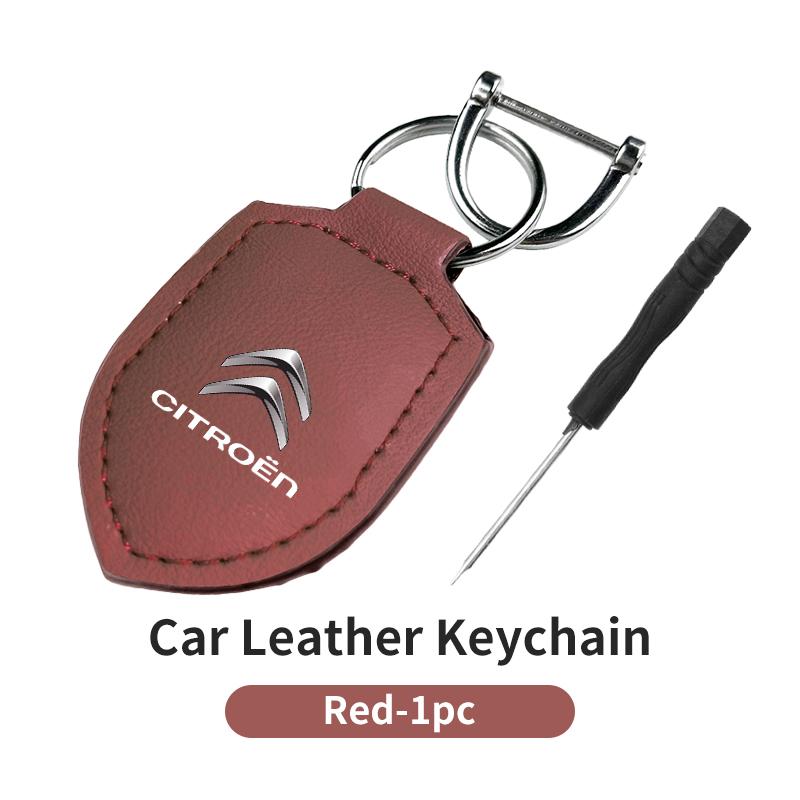Shield Shape Car Keychain Metal Emblem Key Ring For Citroen C4 C3 C5 C1 C3 Berlingo Celysee Cactus Picasso Aircross Saxo Grand