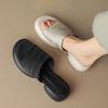 New Women's Thick-soled Shoes One-shoulder Flip-flops